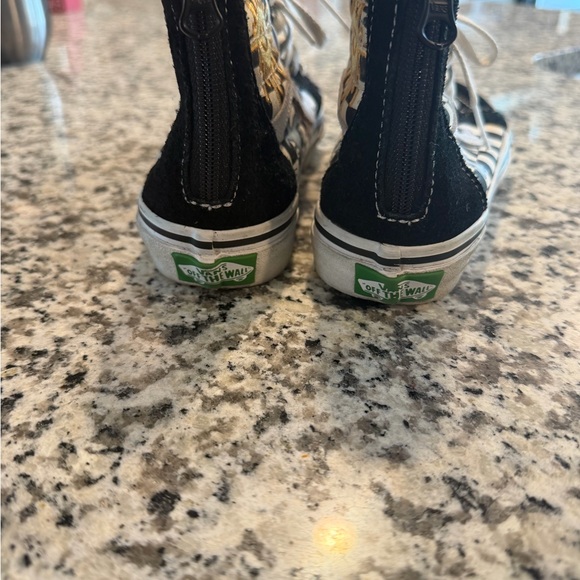 Vans Kids Shoes Black and White Checkered - Picture 6 of 7